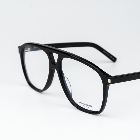 Saint Laurent DUNE Women Eyeglasses Black Pilot SL596 DUNE OPT 001 NEW AUTHENTIC - Picture 4 of 15